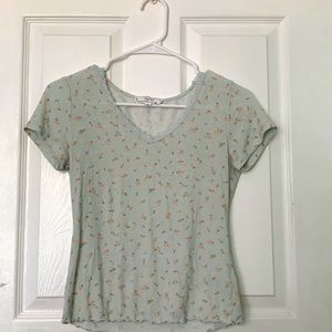 Juniors Floral Top